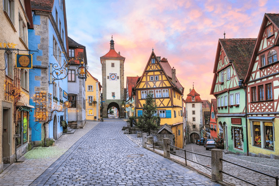 Thành Phố Lãng Mạn Rothenburg ob der Tauber